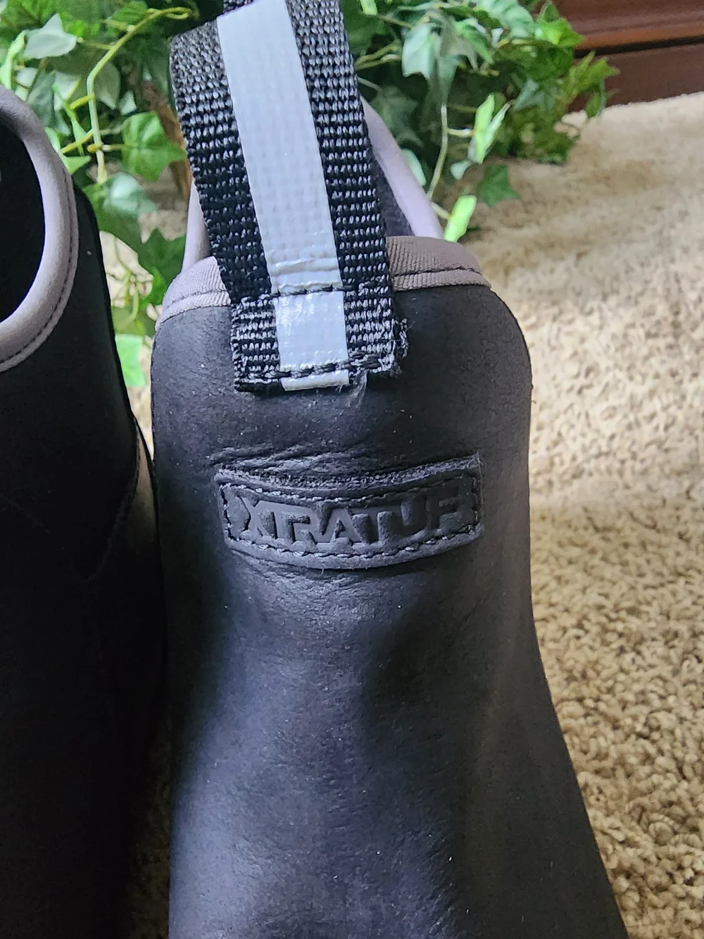 Men's Waterproof Black Slip-On Rain & Snow Chelsea Boots